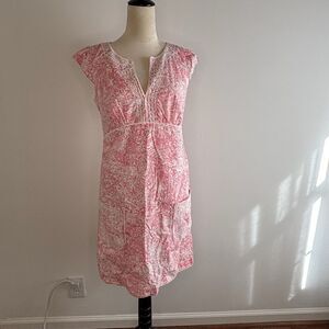 Lilly Pulitzer- Pink & White Printed Dress